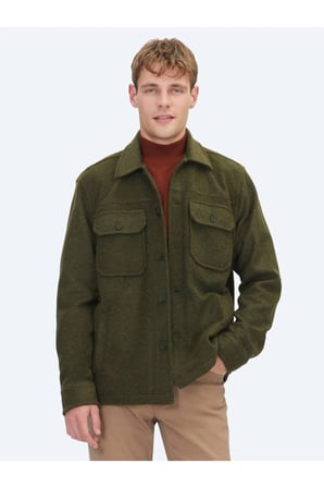 Haki Regular Fit Overshırt