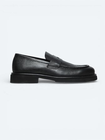 Antrasit Deri Smart Casual Ayakkabı