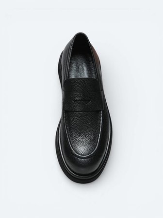 Antrasit Deri Smart Casual Ayakkabı