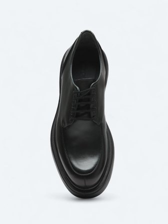 Haki Deri Smart Casual Ayakkabı