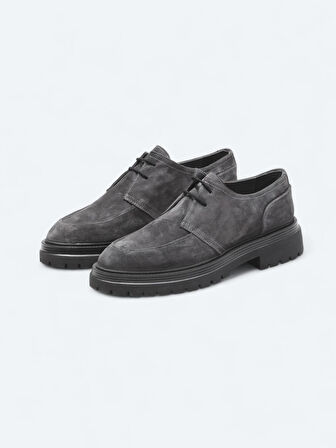 Antrasit Süet Smart Casual Ayakkabı