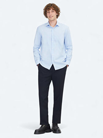 Mavi Regular Fit Dokuma Klasik %100 Pamuk Gömlek