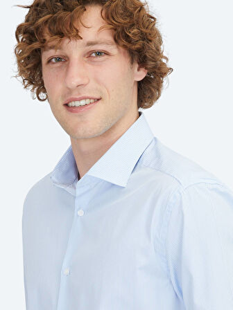 Mavi Regular Fit Dokuma Klasik %100 Pamuk Gömlek