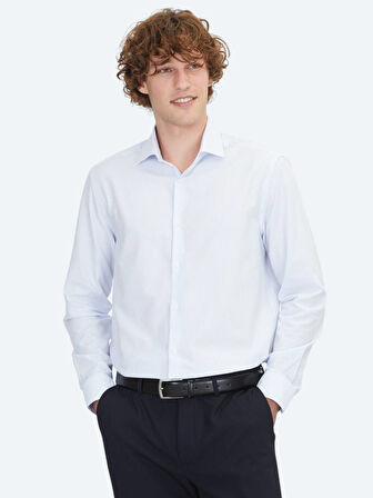 Mavi Regular Fit Dokuma Klasik %100 Pamuk Gömlek