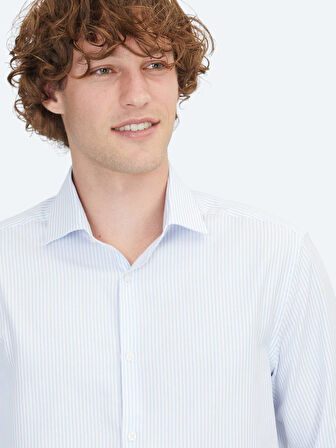 Mavi Regular Fit Dokuma Klasik %100 Pamuk Gömlek