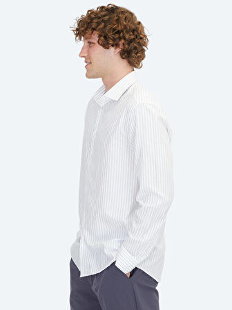 Mavi Regular Fit Dokuma Klasik %100 Pamuk Gömlek