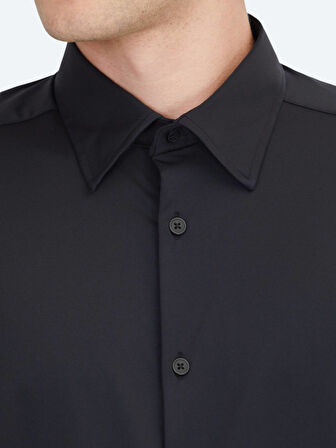 Siyah Regular Fit Casual Gömlek