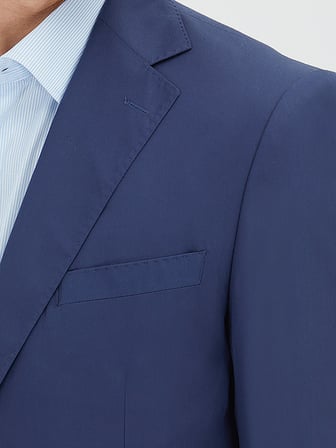 İndigo Düz Comfort Fit Takım Elbise