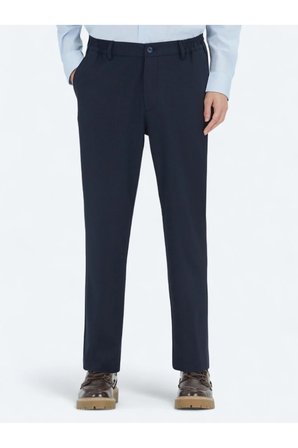 Lacivert Düz Dokuma Jogging Fit Casual Pantolon