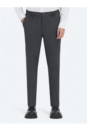 Antrasit Düz Dokuma Jogging Fit Casual Pantolon