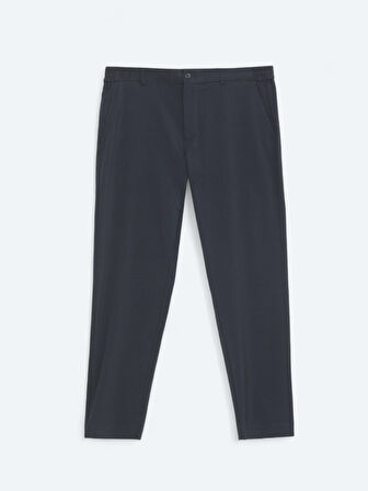 Lacivert Dokuma Jogging Fit Casual Pantolon