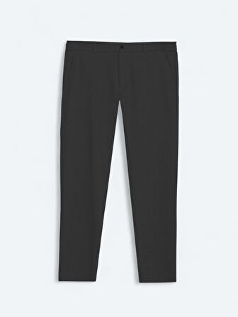 Siyah Dokuma Jogging Fit Casual Pantolon