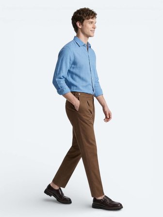 Mavi Regular Fit Dokuma Casual %100 Pamuk Gömlek