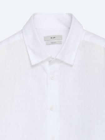Beyaz Düz Regular Fit Uzun Dokuma Casual %100 Pamuk Gömlek