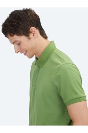 Yeşil Düz %100 Pamuk T-Shirt