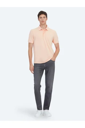 Pembe Düz %100 Pamuk T-Shirt
