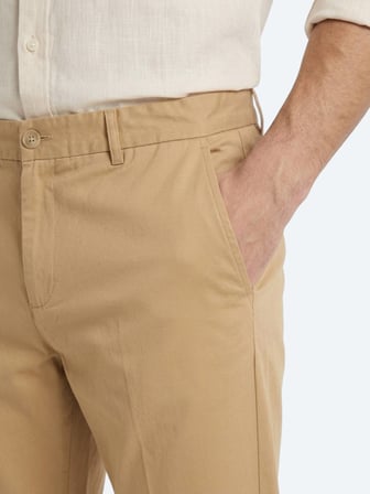 Sarı Kumaş Jogging Fit Casual Pantolon