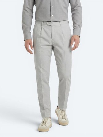 Taş Kumaş Relaxed Fit Casual Pamuk Karışımlı Pantolon