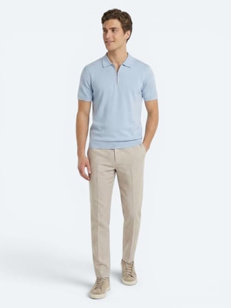 Taş Kumaş Relaxed Fit Casual Keten Karışımlı Pantolon