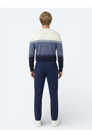 İndigo Dokuma Casual Pantolon