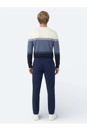 İndigo Dokuma Casual Pantolon
