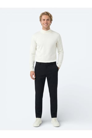 Lacivert Dokuma Jogging Fit Casual Pantolon