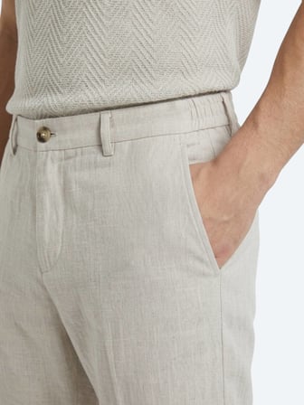 Taş Dokuma Relaxed Fit Casual Pamuk Karışımlı Pantolon