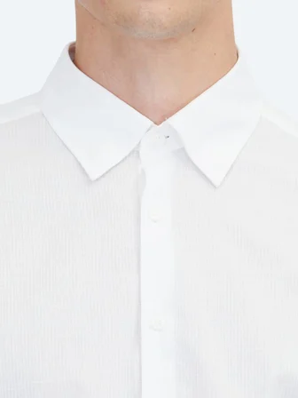 Beyaz Regular Fit Dokuma Casual %100 Pamuk Gömlek