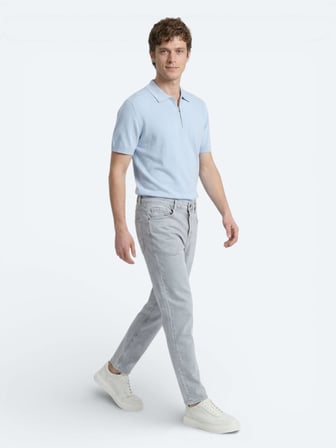 Mavi Slim Fit Denim Pamuk Karışımlı Pantolon