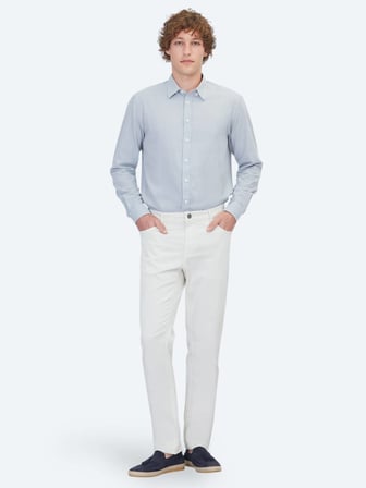 Taş Dokuma Slim Fit Spor Pamuk Karışımlı Pantolon