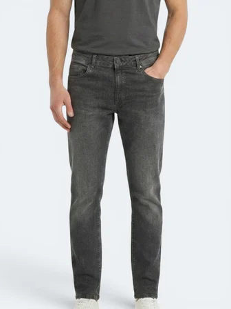 Yeşil Regular Fit Denim %100 Pamuk Pantolon