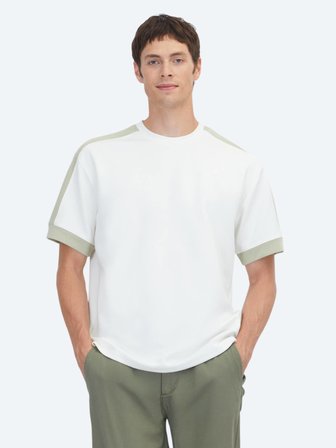 Ekru Düz T-Shirt