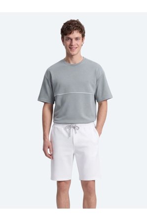 Gri Düz T-Shirt