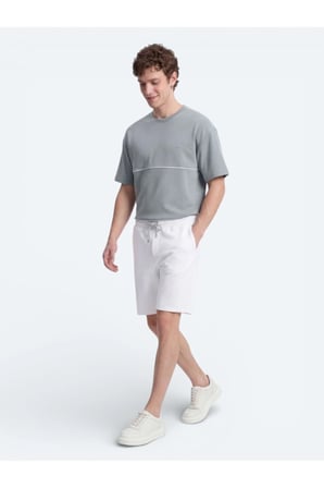 Gri Düz T-Shirt