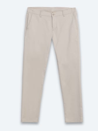 Bej Dokuma Jogging Fit Casual Pamuk Karışımlı Pantolon