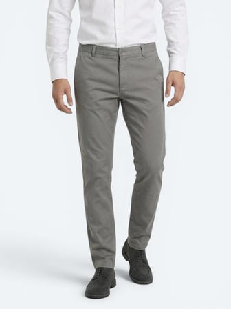 Gri Kumaş Jogging Fit Casual Pantolon