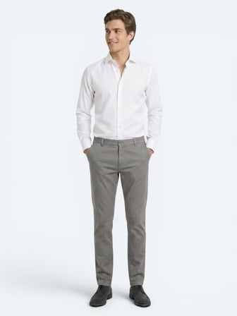 Gri Kumaş Jogging Fit Casual Pantolon