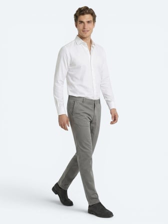 Gri Kumaş Jogging Fit Casual Pantolon