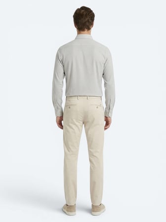 Bej Kumaş Jogging Fit Casual Pantolon
