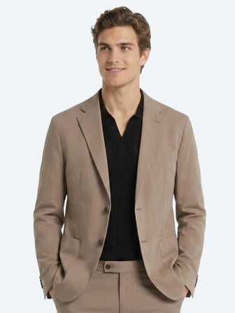 Vizon Comfort Fit Pamuk Karışımlı Takım Elbise