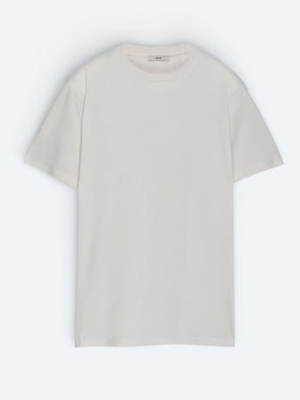 Taş Düz %100 Pamuk T-Shirt