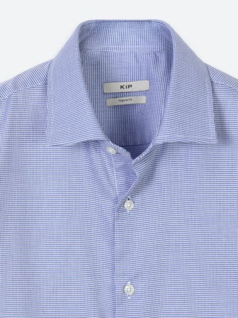 Mavi Mikro Regular Fit Uzun Dokuma Casual %100 Pamuk Gömlek