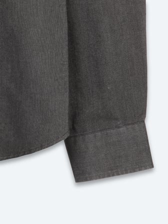 Kahverengi Düz Regular Fit Uzun Dokuma Casual Pamuk Karışımlı Gömlek