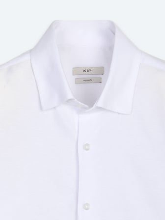 Beyaz Düz Regular Fit Uzun Dokuma Casual Pamuk Karışımlı Gömlek