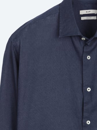 İndigo Regular Fit Uzun Dokuma Casual Pamuk Karışımlı Gömlek