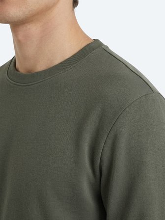Haki Düz Sweatshırt