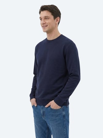 Lacivert Düz Sweatshırt