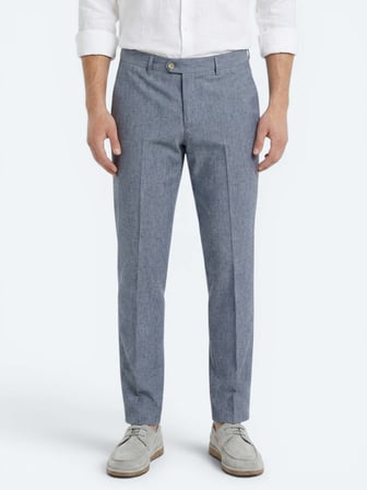 Mavi Kumaş Relaxed Fit Casual Keten Karışımlı Pantolon