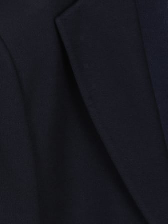 Lacivert Çizgili Modern Fit Pamuk Karışımlı Örme Takım Elbise
