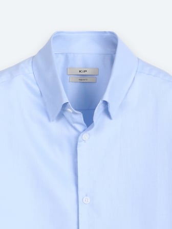 Mavi Çizgili Regular Fit Uzun Dokuma Casual %100 Pamuk Gömlek